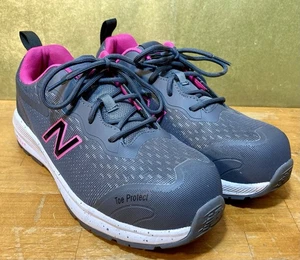 New Balance Logic Arbeitsschuhe Damen 8,5 grau & pink Zehenschutz aus Verbundwerkstoff Acteva - Bild 1 von 19