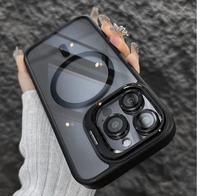 Shockproof MagSafe Case for iPhone 16 15 14 13 12 11 Pro Max Plus Lens Protector