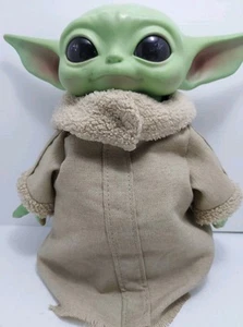 Grogu Baby Yoda The Child Plush 12” Rubber Head Star Wars Mattel Mandalorian EUC - Picture 1 of 11
