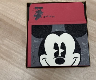 Hallmark Mickey Mouse Blank Letter Card and Envelope Stationary Set Of  10 - Image 1 of 4