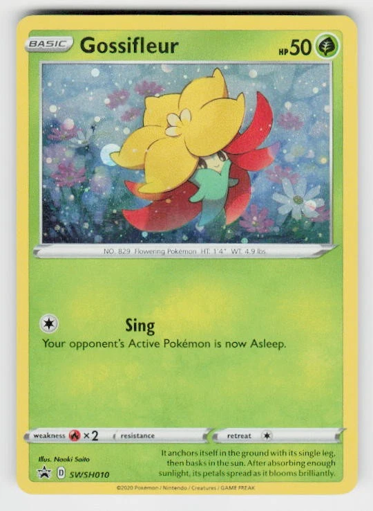 SWSH: Sword & Shield Promo Cards #SWSH010 Gossifleur - Image 1 of 2