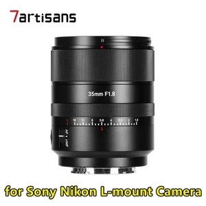 7artisans 35mm F1.8 AF Auto Focus Full Frame Lens for Sony Nikon L-mount Camera - Picture 1 of 12