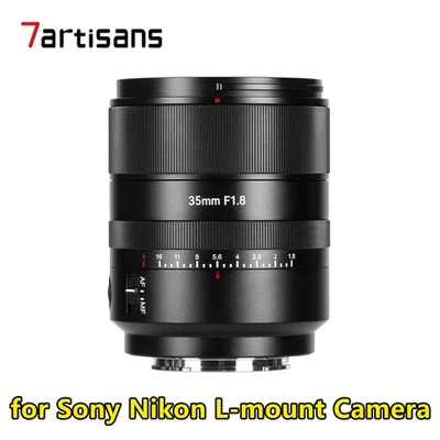 7artisans 35mm F1.8 AF Auto Focus Full Frame Lens for Sony Nikon L-mount Camera - Image 1 of 4