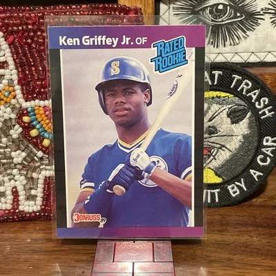 Donruss 1989 - Clasificado novato Ken Griffey Jr #33 novato radiocontrol Foto 1 de 2
