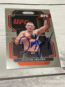 Dustin Jacoby signed Card UFC Panini Prizm JSA COA IP Auto handsigniert a - Bild 1 von 3