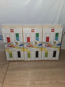 (3) Lego Buildable Ruler 6"-12" New In Box School Accessories Lot Of 3 - Picture 1 of 5