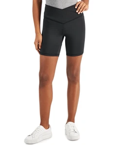 Pantalones Cortos de Bicicleta Jenni on Repeat Banda Cruzada, Creados para Macy's - Negro Profundo Talla S - Imagen 1 de 3
