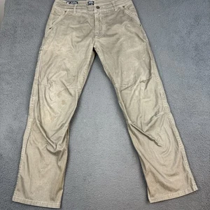 Pantalone Kuhl Slackr uomo 33x32 verde vintage tinta patina outdoor escursionismo elasticizzato - Foto 1 di 10