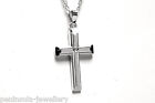 Sterling Silver Cross Pendant and 18" chain, 1.8g Gift Boxed Birthday Gift