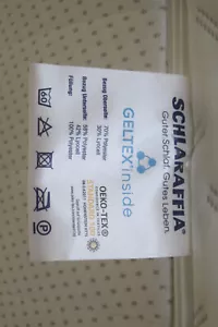 Schlaraffia Pflege-Matratze Geltex 90 x 200, neuwertig, hochwertige Materialien - Bild 1 von 3