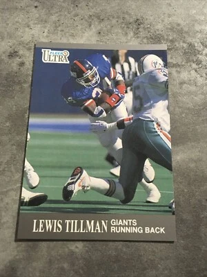 Lewis Tillman Giants 1991 Fleer Ultra #225 - Image 1 of 2