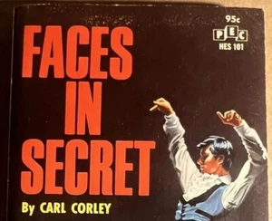 FACES IN SECRET 1967 VINTAGE PULP NOVEL GAY INTEREST PUBLISHER EXPORT HES 101 - Imagen 1 de 1