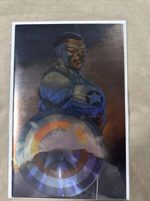 Captain America #1 - Liefeld Virgin Foil Variant NYCC 2023 (J012) - Image 1 of 3