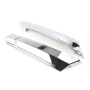 For Victory Cross Roads/Country Magnum Saddlebag Hinge Latch Cover Black/Chrome - Bild 1 von 11
