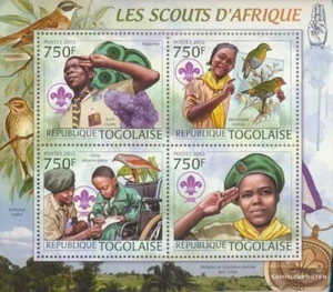 Togo 4443-4446 Kleinbogen (kompl. Ausgabe) postfrisch 2012 Afrikanische Pfadfind - Bild 1 von 1