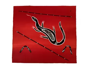 REG PENGARTE ORIGINAL PAINTING BUSH TUCKER DREAMING GOANNA 40cm x36cm WITH COA - Foto 1 di 7