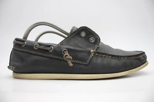 John Varvatos Star USA Men's 8 M Slip-on Boat laceless Loafer Dark Navy Leather - Picture 1 of 11
