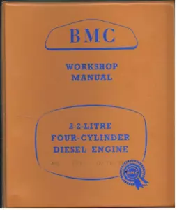 AUSTIN FX4 TAXI & GIPSY S1 S2 ORIG 1964 2.2L DIESEL ENGINE FACTORY REPAIR MANUAL - Picture 1 of 1