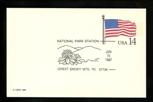 US Postal History National Parks Card Isle Royale Michigan Pictorial 1987 MI - Picture 1 of 2