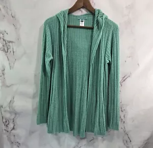 Cárdigan Barefoot Dreams Mujer Pequeño Azul Acogedor Elegante Ultra Ligero Suéter Con Capucha - Imagen 1 de 11