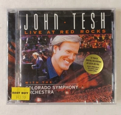 John Tesh - Live at Red Rocks Colorado Orchestra - Sealed CD w/ Hype Sticker Foto 1 de 3