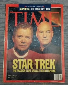 Time Magazine Vol. 144 No. 22 Nov 1994 Star Trek William Shatner Patrick Stewart - Picture 1 of 3