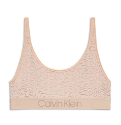 Calvin Klein Women's Intrinsic Unlined Bralette in Beige | Size Small - Image 1 of 4