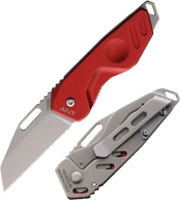 Складной нож Extrema Ratio ANT Rescue 2 дюйма M390 со стальным лезвием алюминий/нержавеющая сталь - Изображение 1 из 4
