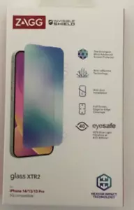 ZAGG Invisible Shield Glass XTR2 Screen Protector iPhone 14/13/13 PRO - Picture 1 of 2