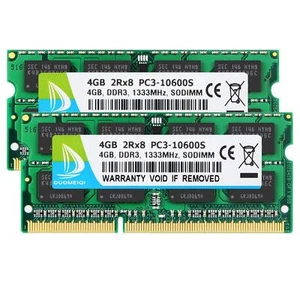 DUOMEIQI Pc3-10600 ddr3 ram 8GB 2 X 4GB 1333Mhz ddr3 Sdram 2Rx8 Pc3 10600s So... - Picture 1 of 6