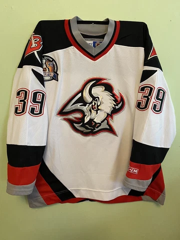 Dominik Hasek Buffalo Sabres 1999 Stanley Cup Jersey CCM Large Cover