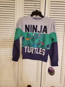 Teenage Mutant Ninja Turtles Boys' Long Sleeve Sweatshirt -Size XS NWT!