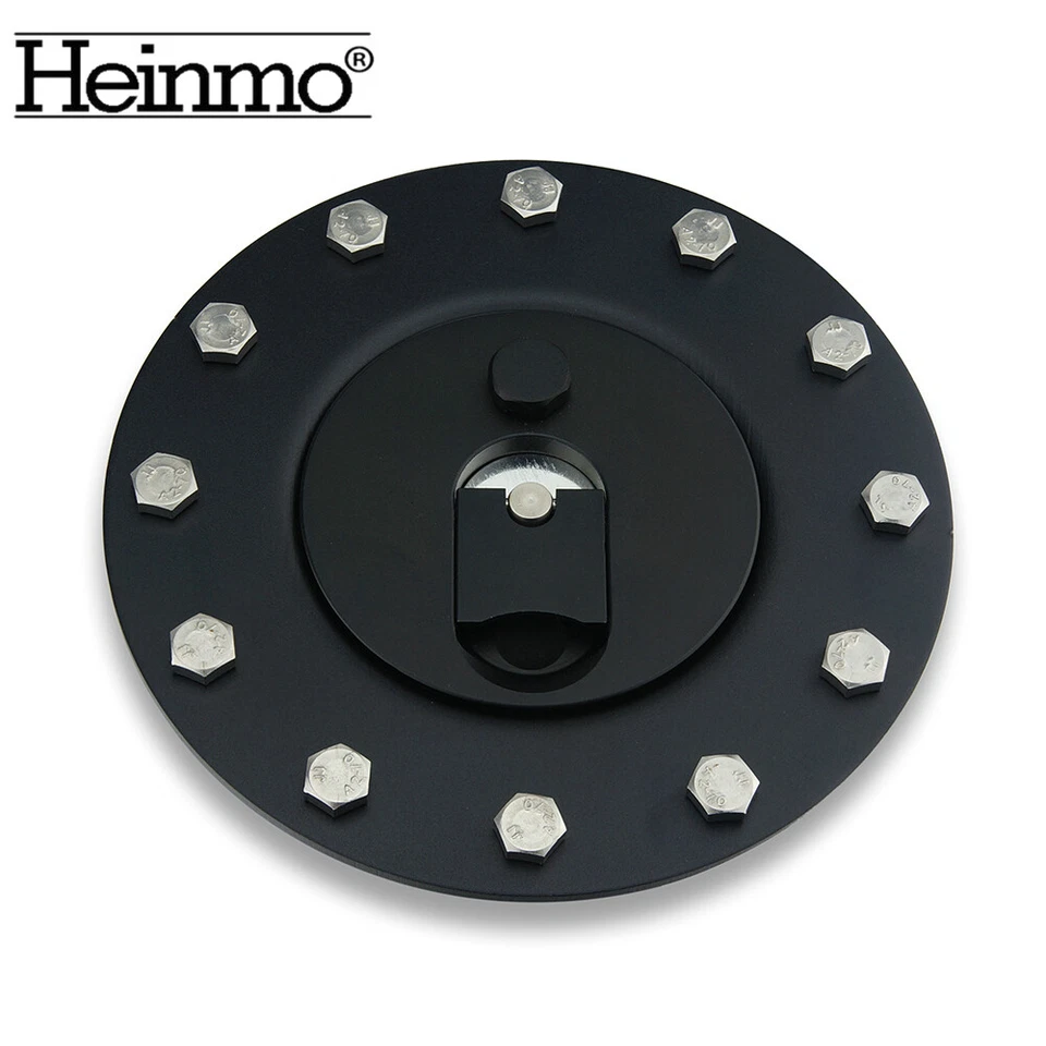  Aluminum Billet Fuel Cell Fuel Surge Tank Cap Flush Mount 12 Bolt Open ID 57mm - Image 1 of 4