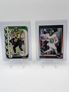 2x Bo Nix Rookie Cards Denver Broncos - 2024 Panini Score (#11 & #332) - Picture 1 of 6