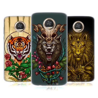 HEAD CASE DESIGNS WILD ANIMALS SOFT GEL CASE FOR MOTOROLA PHONES - Image 1 of 4