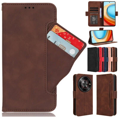 For ZTE Nubia Focus 5G, Separable Card Slot Leather Wallet Stand Soft Case Cover - Image 1 of 4