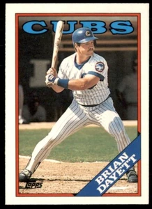 1988 Topps TIFFANY Brian Dayett 2 Chicago Cubs #136 - Picture 1 of 2