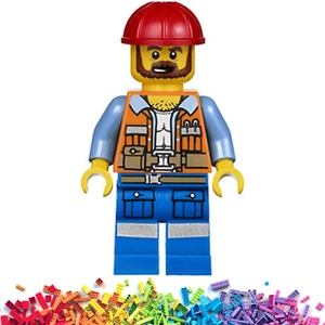 ☀️ New LEGO™ Movie™ - Frank the Foreman From 70807 Minifigures - Picture 1 of 1