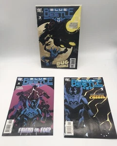 BLUE BEETLE #1, 2, 3 1ST SOLO & 1st JAIME REYES GIFFEN DC HBO VG+ - Picture 1 of 12