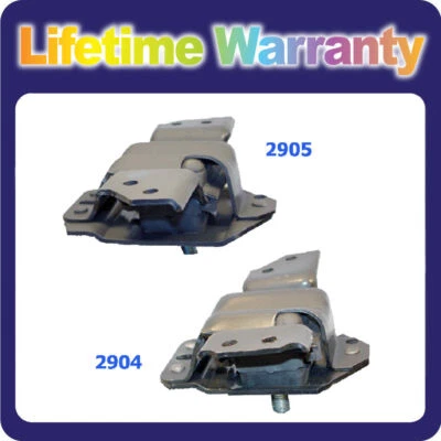 For 1999-2004 Ford Mustang 3.8L Front Engine Motor Mount Set 2PCS 2904 2905 — 第 1/4 张图片