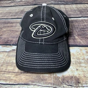 Gorra de béisbol Arizona Diamondbacks New Era negra blanca con correa trasera - Imagen 1 de 12