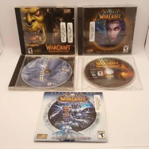 Lot of 4 "World of Warcraft" Original PC DVD-ROM Games by Blizzard See pictures 