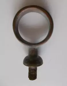 Vintage Brass Nautical Shoulder Lifting Eye Bolt 4" Long 1/2" thread - Picture 1 of 4