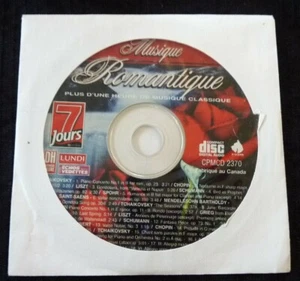 *CD Album Musique Romantique - Promo 7 Jours Lundi - Classical - Picture 1 of 3