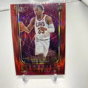 2020-21 Panini Select Isaac Okoro Red Flash Rookie Selezioni Inserto #19 - Foto 1 di 2
