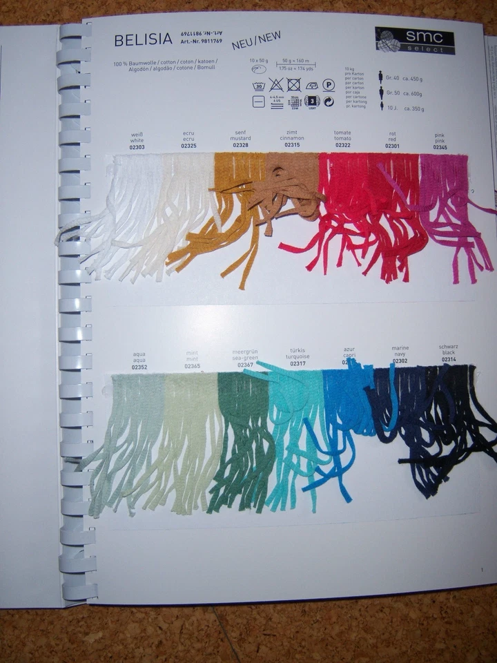 119 €/1 kg Belisia edles Bändchengarn Wolle SMC Select 50 g Strickgarn - Bild 1 von 1