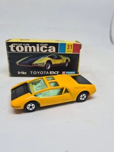 Tomica black box # 31 Toyota EX7 1E wheel made in Japan New In Box Vintage 1980 - Picture 1 of 12