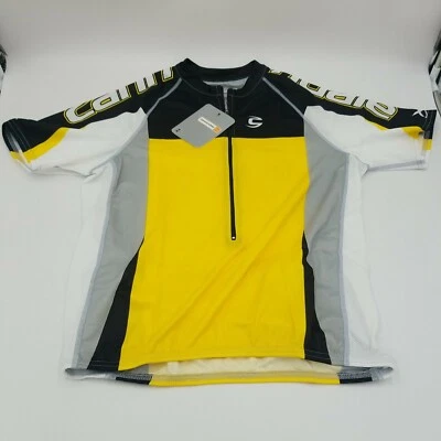 Camiseta de ciclismo Cannondale-atómica talla mediana para hombre nueva con etiquetas amarilla y negra  Foto 1 de 4