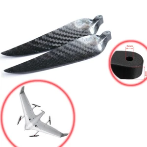 Hélice plegable de fibra de carbono de 9-12-19 pulgadas para piezas de paleta de planeador de avión RC - Imagen 1 de 4