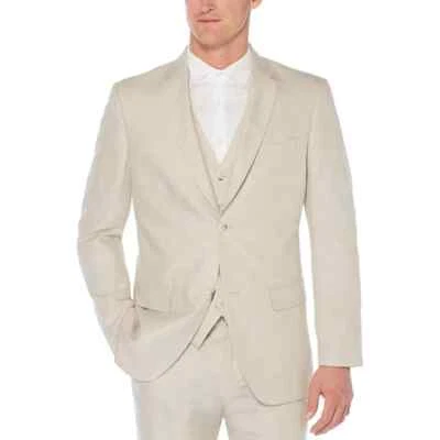 Perry Ellis Men's Modern-Fit Solid Nested JACKET COLOR STONE SIZE 44R NEW - Image 1 of 2